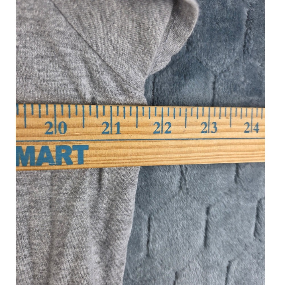 Coca-Cola Graphic T-Shirt Womens 2XL Heather Gray Distressed Logo Short Sleeve - Picture 4 of 5
